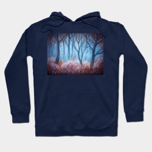 Foggy autumn woods Hoodie